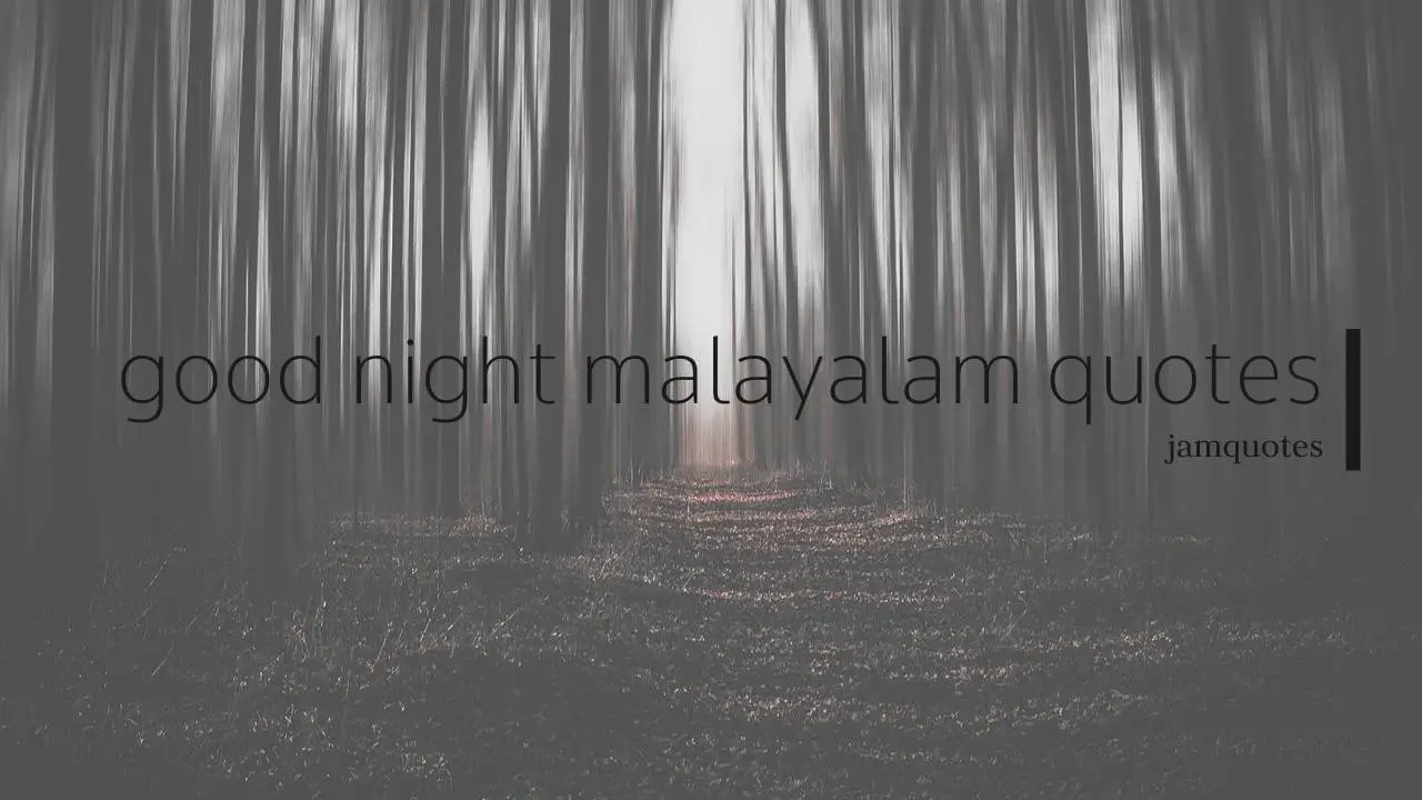 good night malayalam quotes