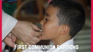 First communion captions for Instagram: 125 Beautiful blessings for holy communion