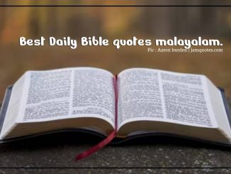 Daily Bible quotes malayalam.