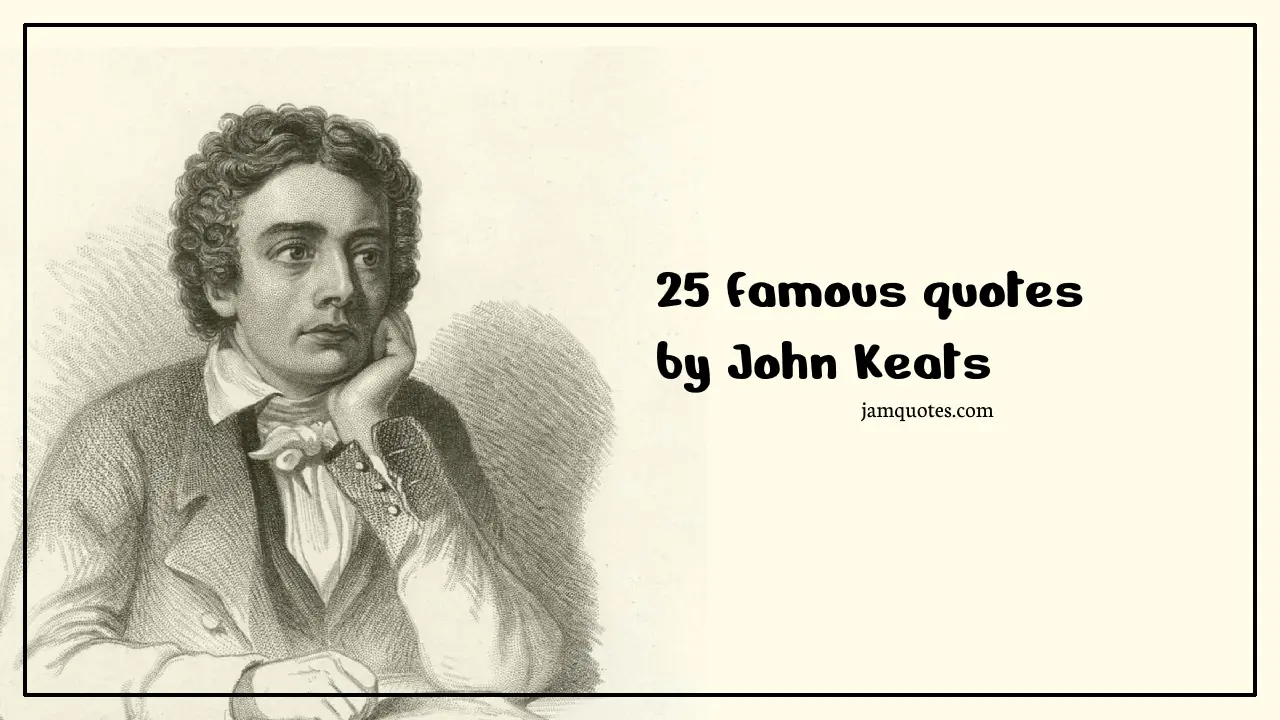 famous quotes by john keats